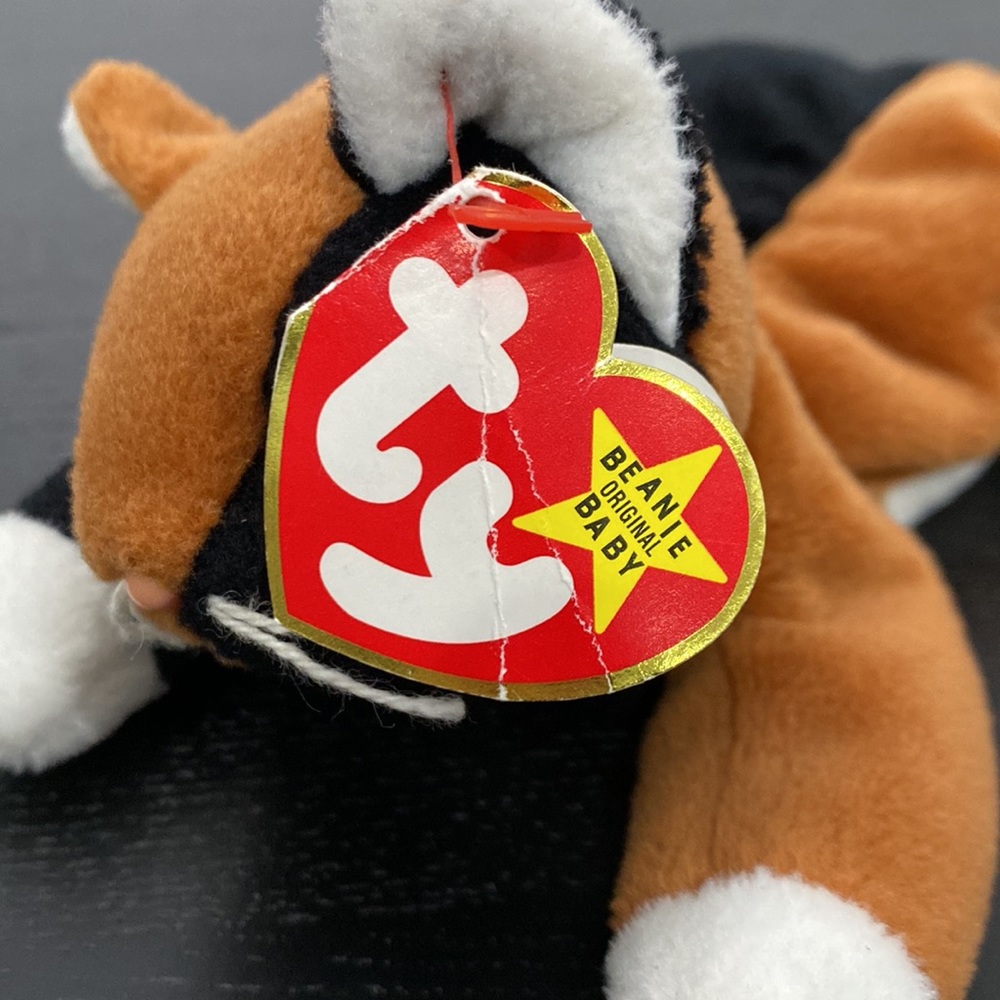 TY Beanie Baby “Chip” the Cat - PVC Pellet - 1996 - Picture 7 of 11
